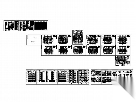 [湖南]14层现代风格市级中医院建筑设计施工图（市级设计...cad施工图下载【ID:165142187】