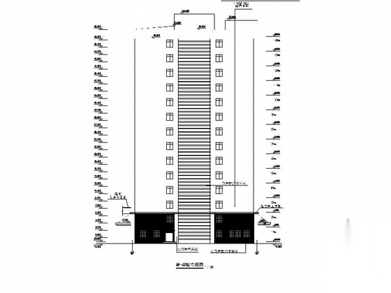 [湖南]14层现代风格市级中医院建筑设计施工图（市级设计...cad施工图下载【ID:165142187】