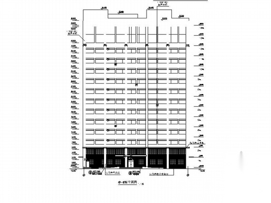 [湖南]14层现代风格市级中医院建筑设计施工图（市级设计...cad施工图下载【ID:165142187】