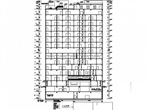 [湖南]14层现代风格市级中医院建筑设计施工图（市级设计...cad施工图下载【ID:165142187】