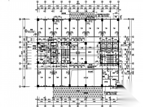 [湖南]14层现代风格市级中医院建筑设计施工图（市级设计...cad施工图下载【ID:165142187】