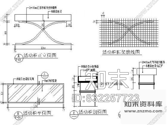 图块/节点服装店活动柜详图Ⅰcad施工图下载【ID:832257723】