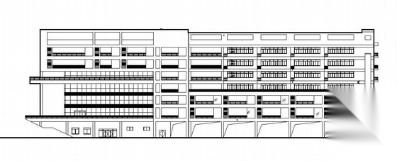 湖南某八层学校科技馆建筑施工图施工图下载【ID:167220108】
