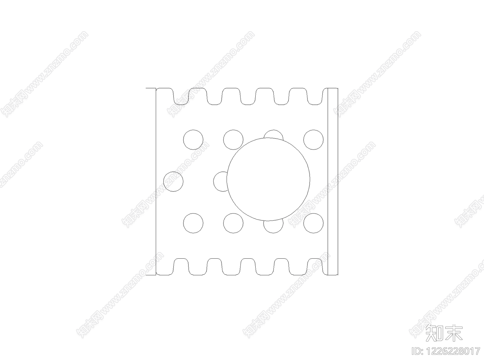 开关插座CAD图纸