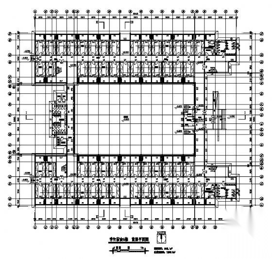 河南某高校五~六层宿舍楼建筑初设图cad施工图下载【ID:151558126】