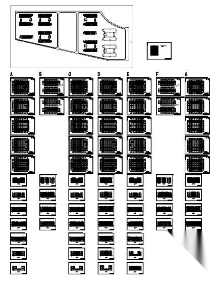 河南某高校五~六层宿舍楼建筑初设图cad施工图下载【ID:151558126】