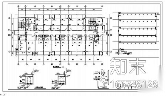 某宾馆给排水及太阳能热水系统施工图cad施工图下载【ID:166748128】