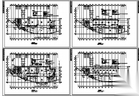 某中学五层图书综合楼建筑施工图cad施工图下载【ID:165739195】