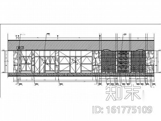 [江苏]某温泉酒店餐厅走廊装修图cad施工图下载【ID:161775109】