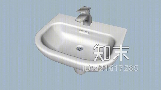 洗脸盆SU模型下载【ID:521617285】