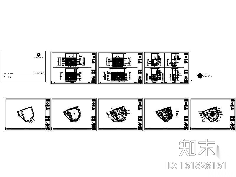 标准KTV包房装修图cad施工图下载【ID:161826161】