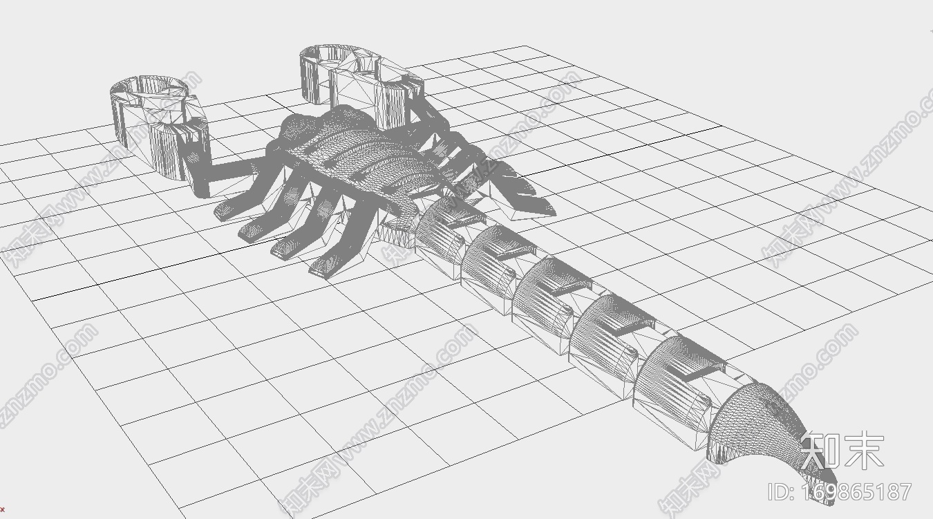 蝎子3d打印模型下载【ID:169865187】