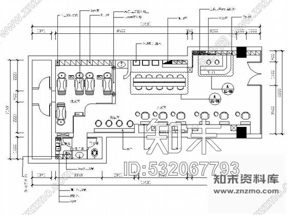 施工图北京连锁理发店旗舰店施工图含效果图施工图下载【ID:532067793】