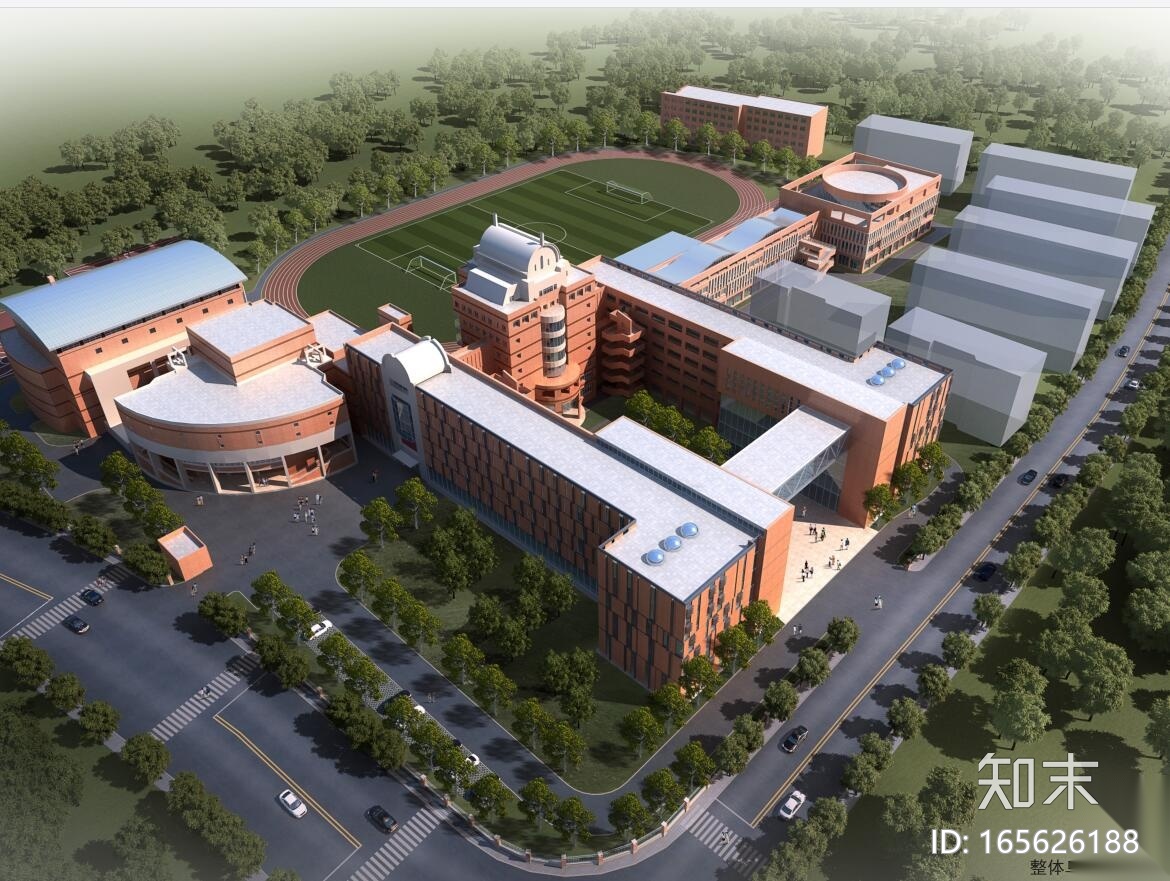 [上海]复兴高级中学改建及修缮工程建筑方案文本cad施工图下载【ID:165626188】