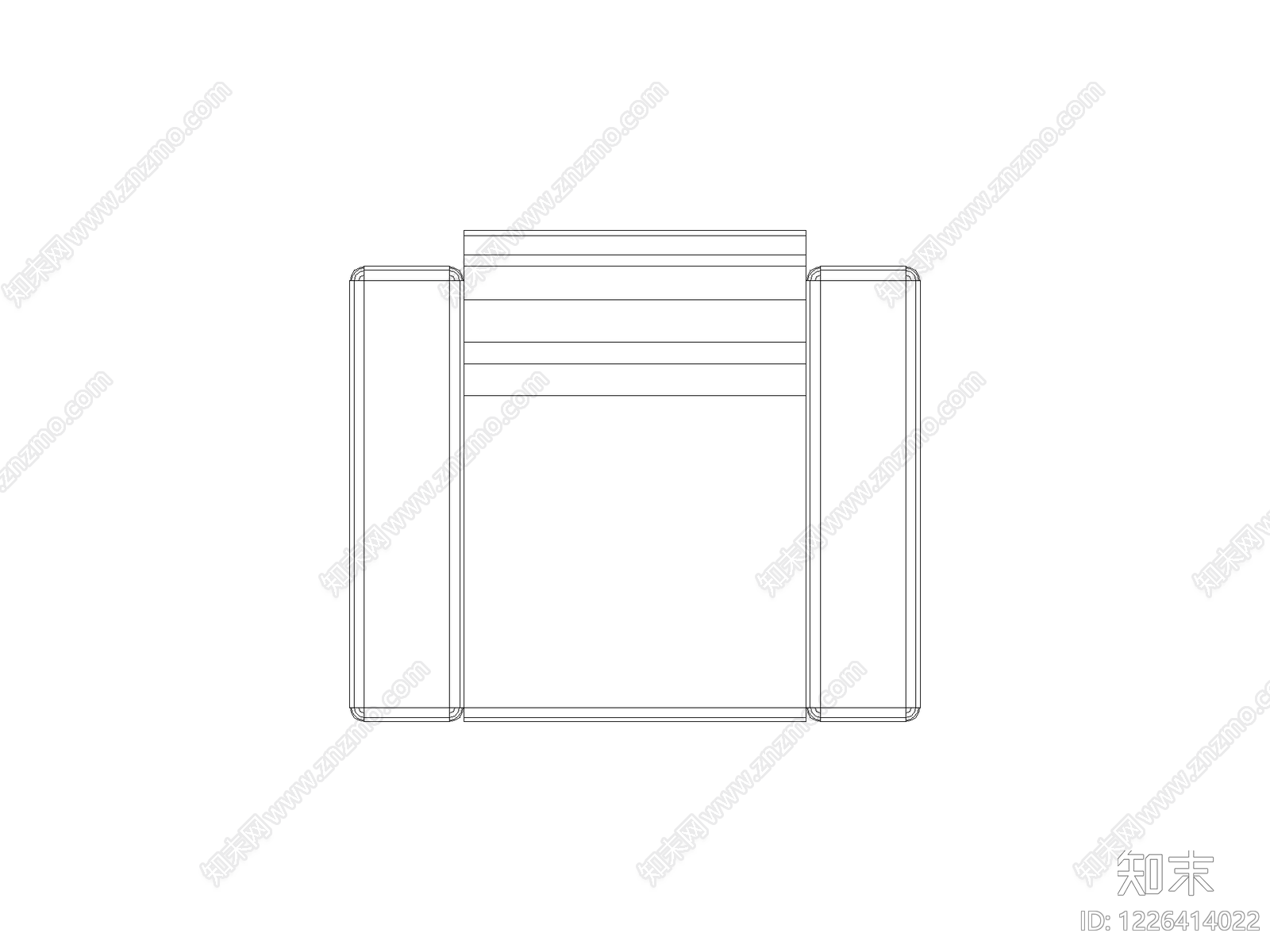 现代沙发CAD图纸
