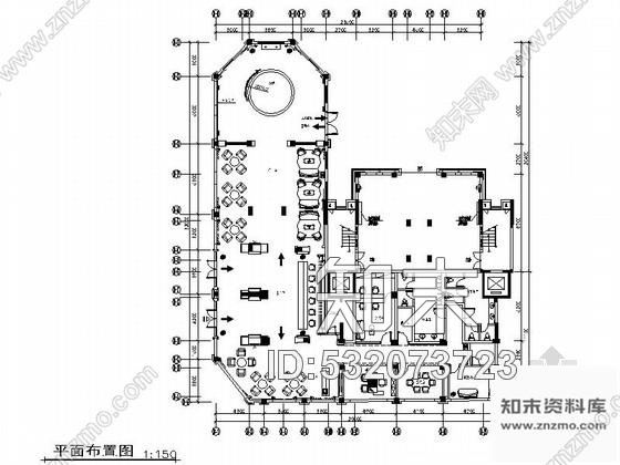 施工图杭州某花园小区售楼处室内装修施工图cad施工图下载【ID:532073723】