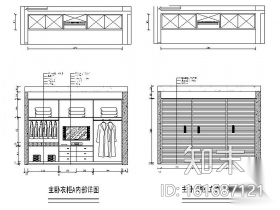 [毕业设计]现代简约三居室室内装修图（含手绘效果）cad施工图下载【ID:161687121】