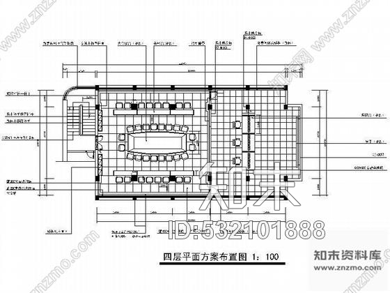 施工图深圳某海关办事处装修设计图cad施工图下载【ID:532101888】