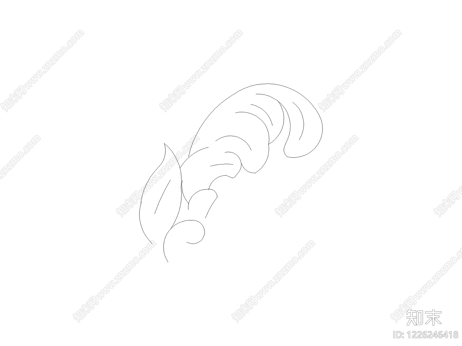 现代摆件CAD图纸