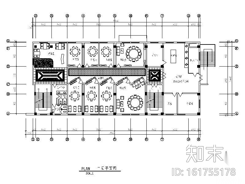 某中餐厅详细施工图cad施工图下载【ID:161755178】