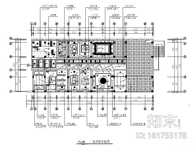 某中餐厅详细施工图cad施工图下载【ID:161755178】