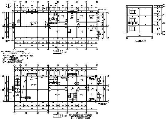 某三层综合楼建筑施工图cad施工图下载【ID:151509170】