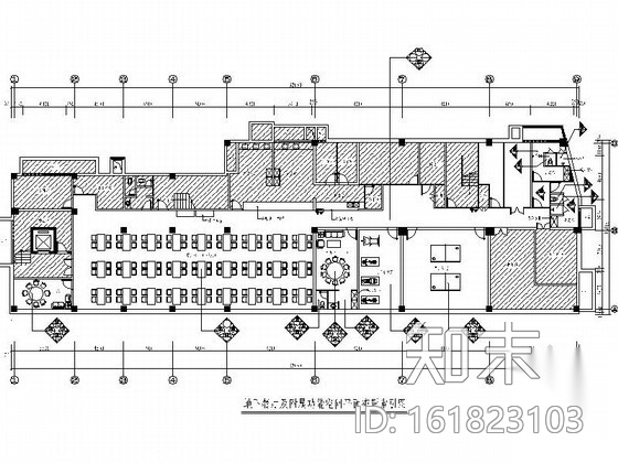 某置业办公楼室内装修图cad施工图下载【ID:161823103】