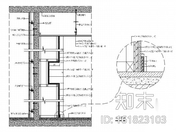 某置业办公楼室内装修图cad施工图下载【ID:161823103】