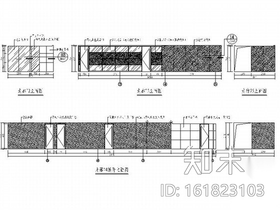 某置业办公楼室内装修图cad施工图下载【ID:161823103】