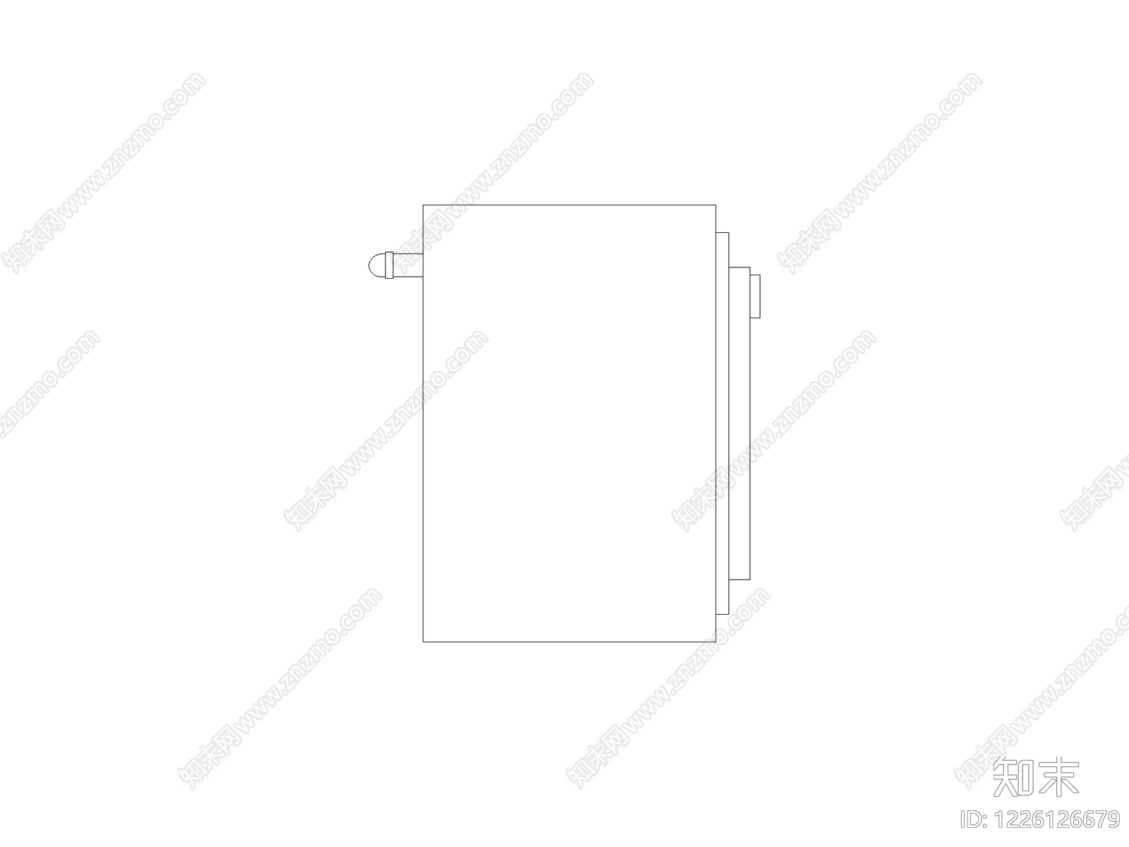 柜子cad施工图下载【ID:1226126679】