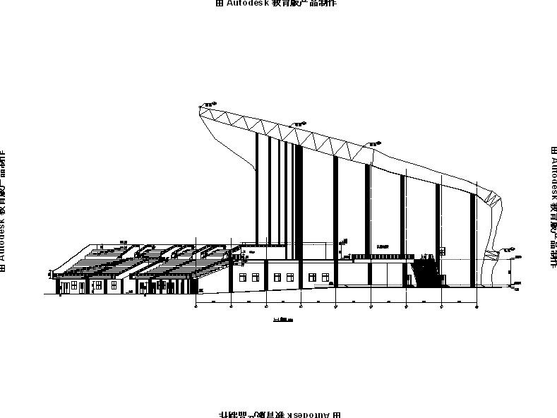 [内蒙古]多层金属屋面国家级足球训练馆建筑施工图（1...施工图下载【ID:165149186】