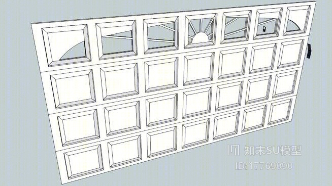 门板SU模型下载【ID:17769090】