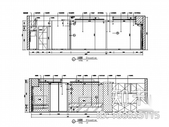 [上海]花园洋房住宅区新古典四居室样板房装修施工图（含...cad施工图下载【ID:166035115】