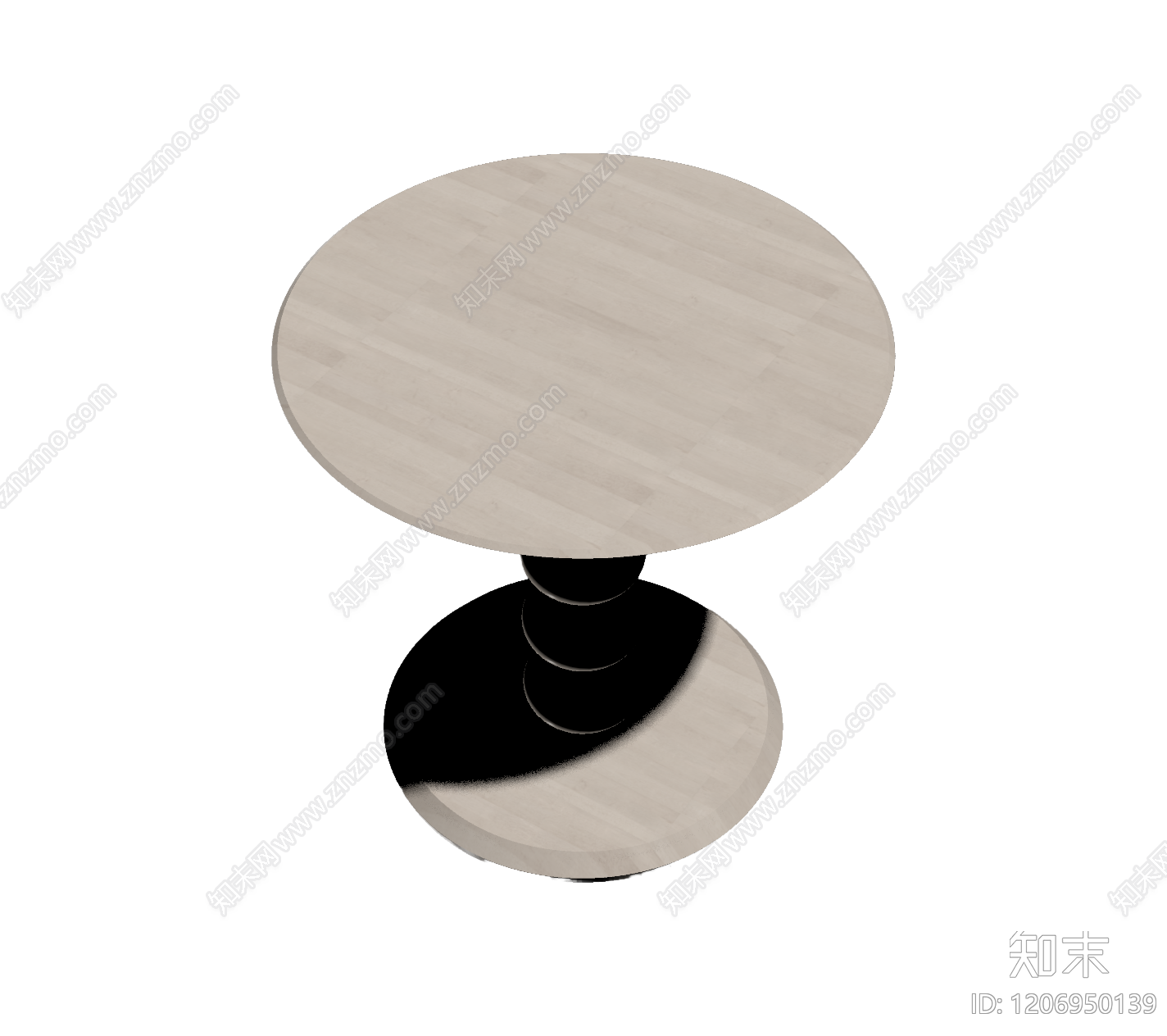 圆形叠石桌3D模型下载【ID:1206950139】