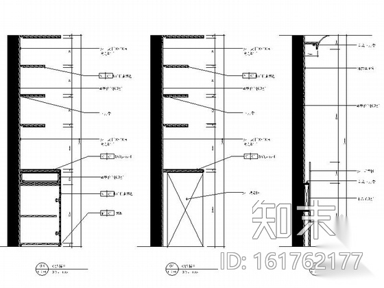 [武汉]全国连锁时尚现代火锅餐厅装修施工图（含效果）施工图下载【ID:161762177】