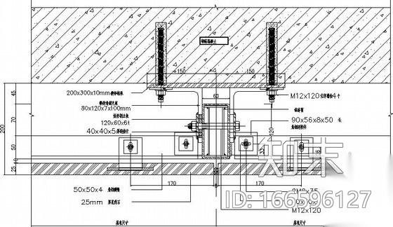 干挂石材节点结构详图cad施工图下载【ID:166596127】