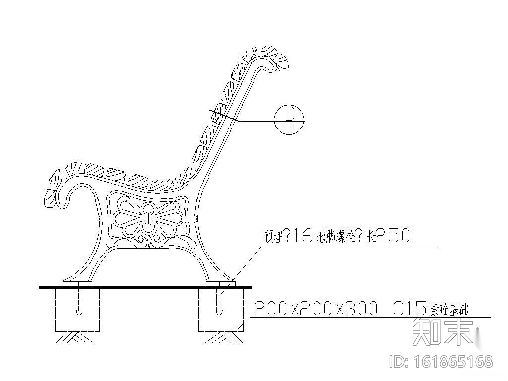 凳椅设计图cad施工图下载【ID:161865168】