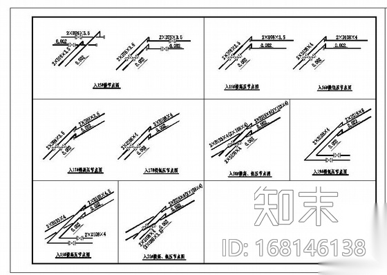 邯郸市某小区室外管道工程施工图cad施工图下载【ID:168146138】