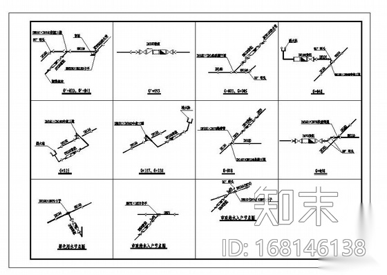 邯郸市某小区室外管道工程施工图cad施工图下载【ID:168146138】