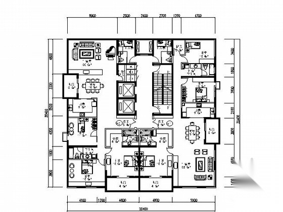 [上海]某三十二层沿街商住楼建筑方案图（11号楼）cad施工图下载【ID:167215144】