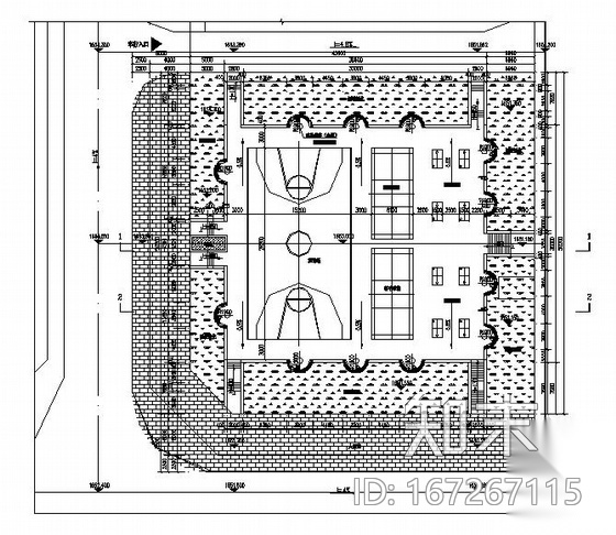 甘肃某广场绿化给水及照明全套施工图cad施工图下载【ID:167267115】