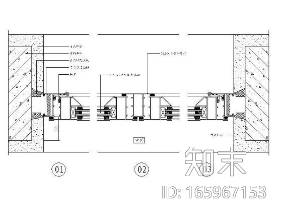 铝合金门窗cad施工图下载【ID:165967153】