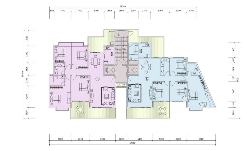 [重庆]高层现代风格线条立面住宅建筑设计方案文本cad施工图下载【ID:168088197】