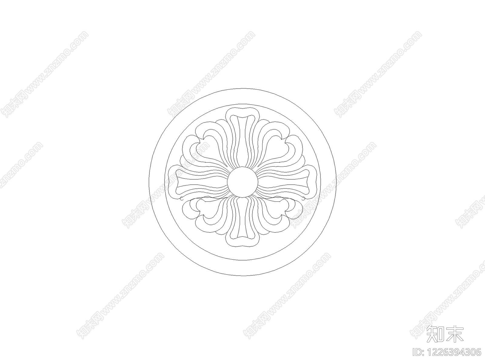 标识标牌构件cad施工图下载【ID:1226394306】