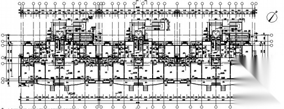 [江苏省]某十二层住宅楼建筑施工图cad施工图下载【ID:167939187】