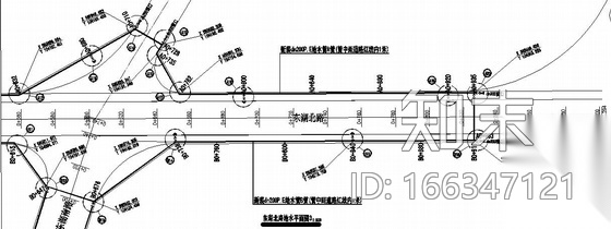 某人工湖周边道路给水工程施工图下载【ID:166347121】