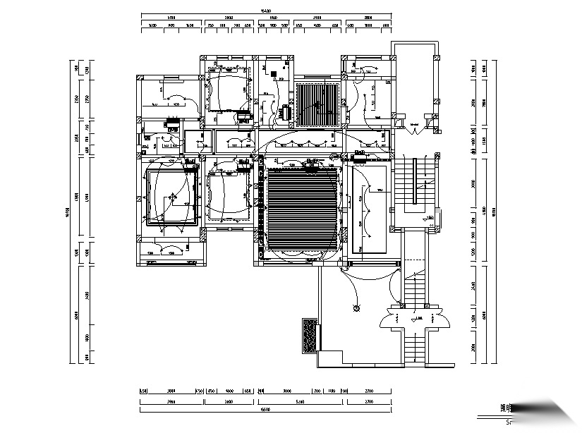 [河北]3套新中式风格山庄别墅设计施工图（附效果图+3D模...cad施工图下载【ID:160490125】