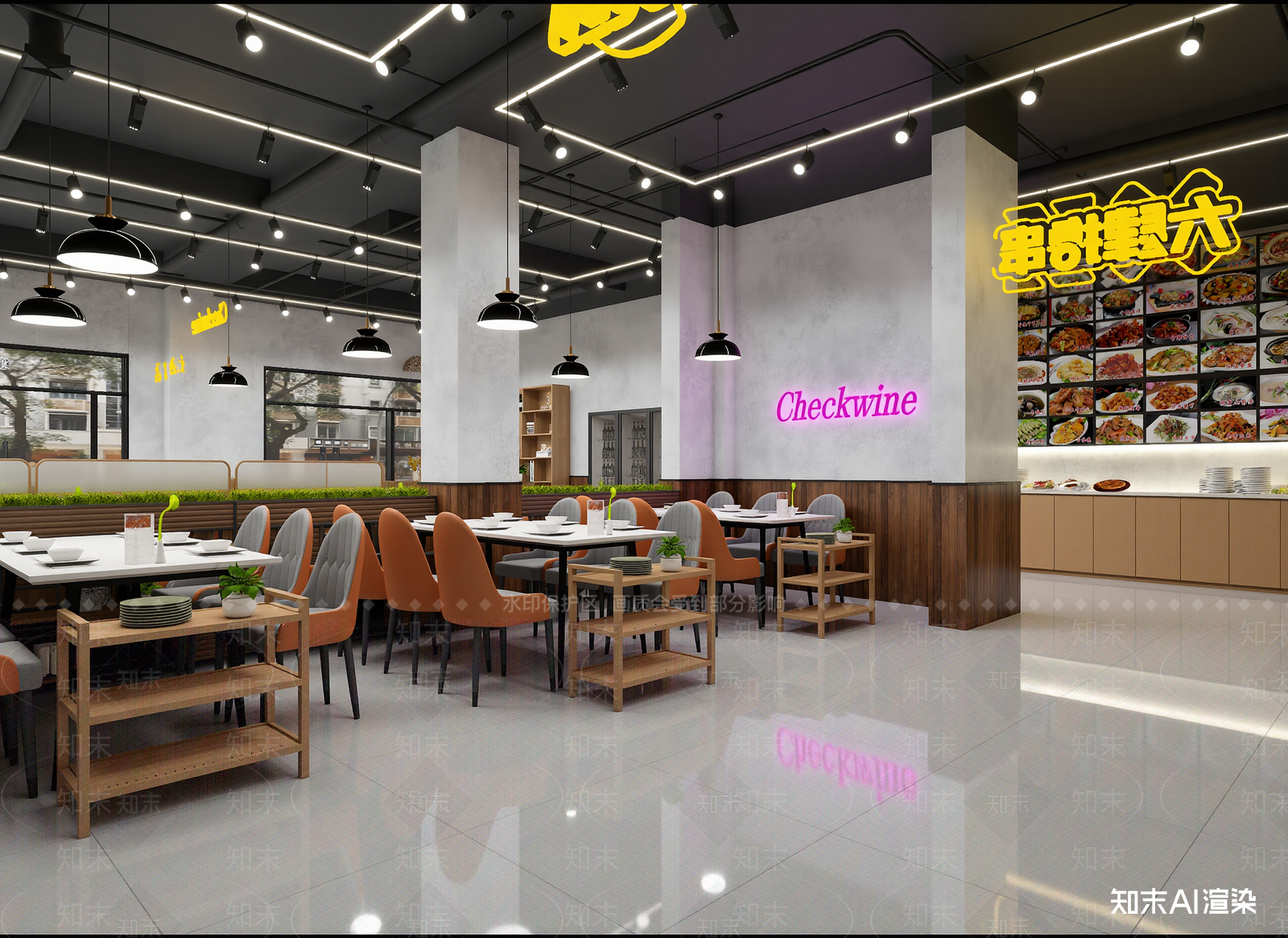 其他餐饮空间3D模型下载【ID:1214030364】