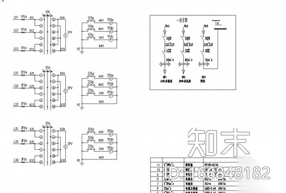 空调冷水机组二次控制原理图cad施工图下载【ID:166848182】