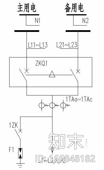 空调冷水机组二次控制原理图cad施工图下载【ID:166848182】